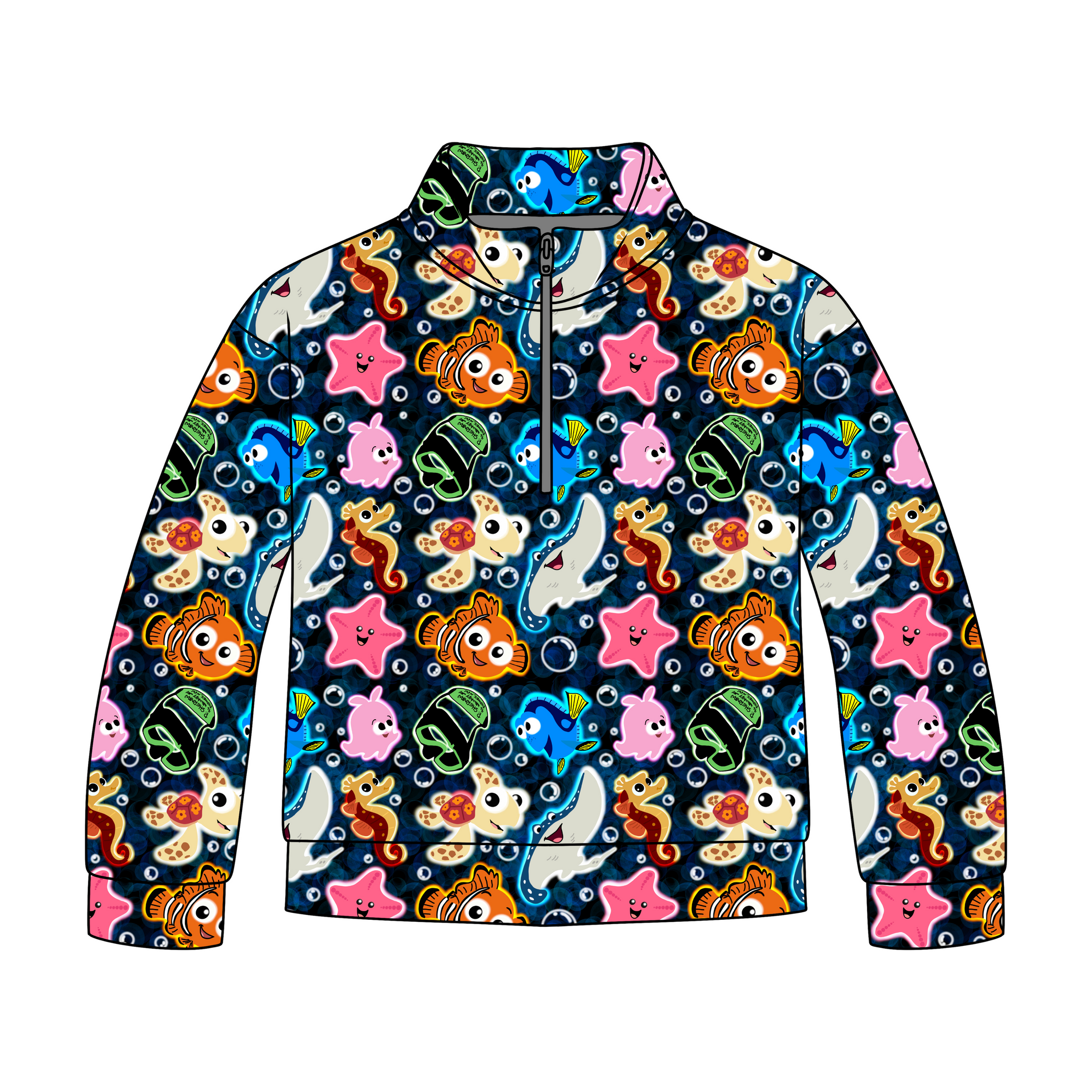 Ocean Glow Quarter Zip-Up *RTS*