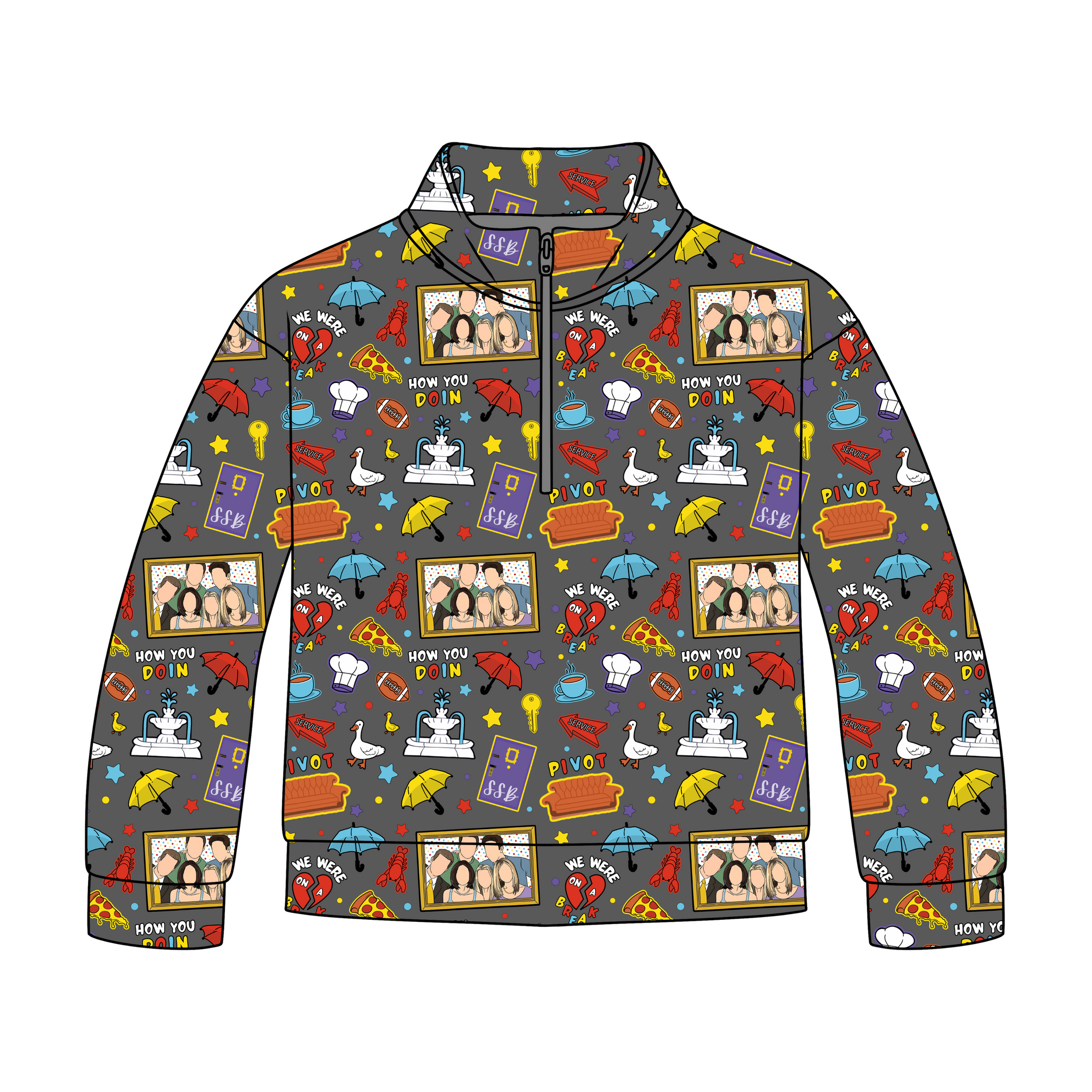 We Were On A Break Quarter Zip-Up *RTS*