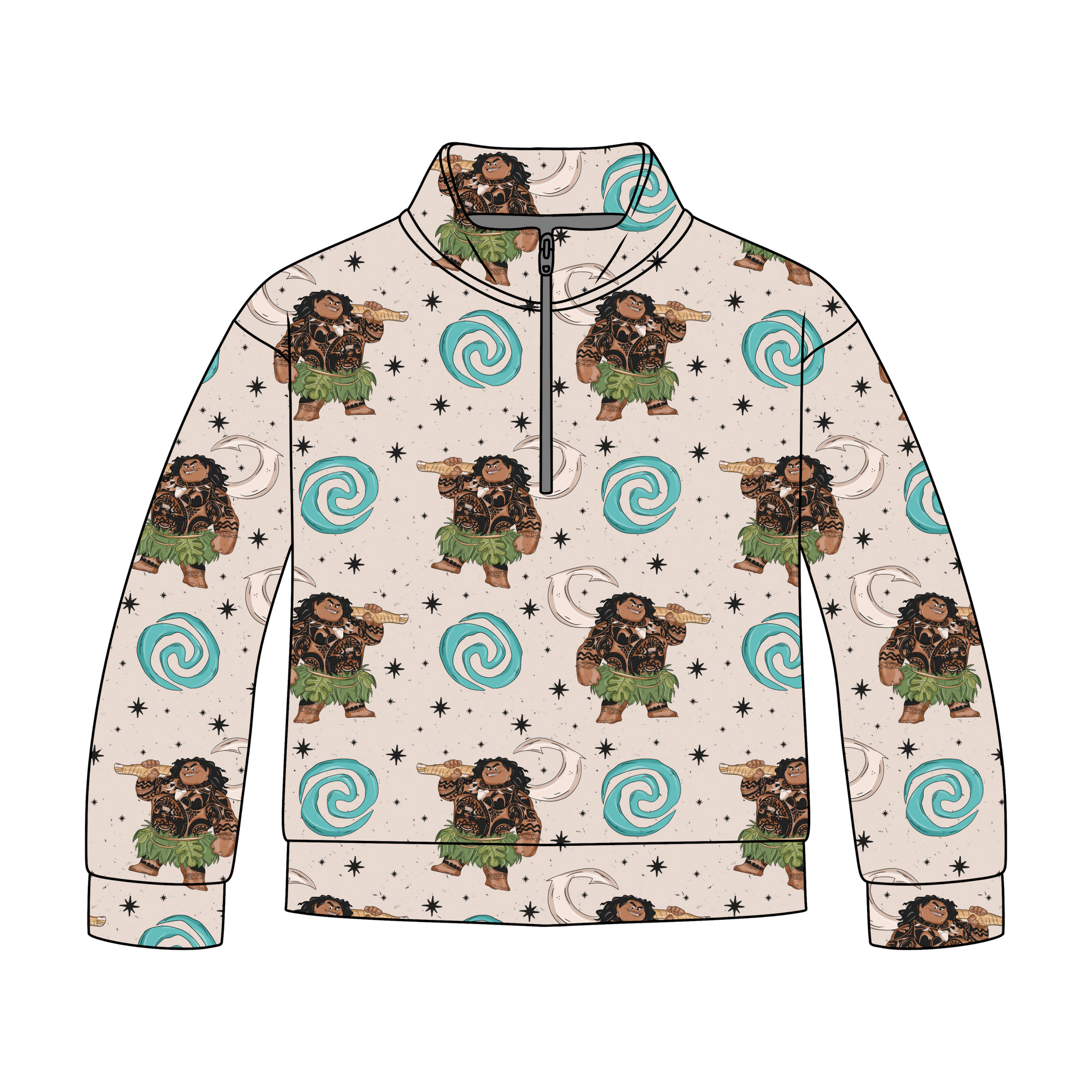 Demigod Vibes Quarter Zip-Up *RTS*