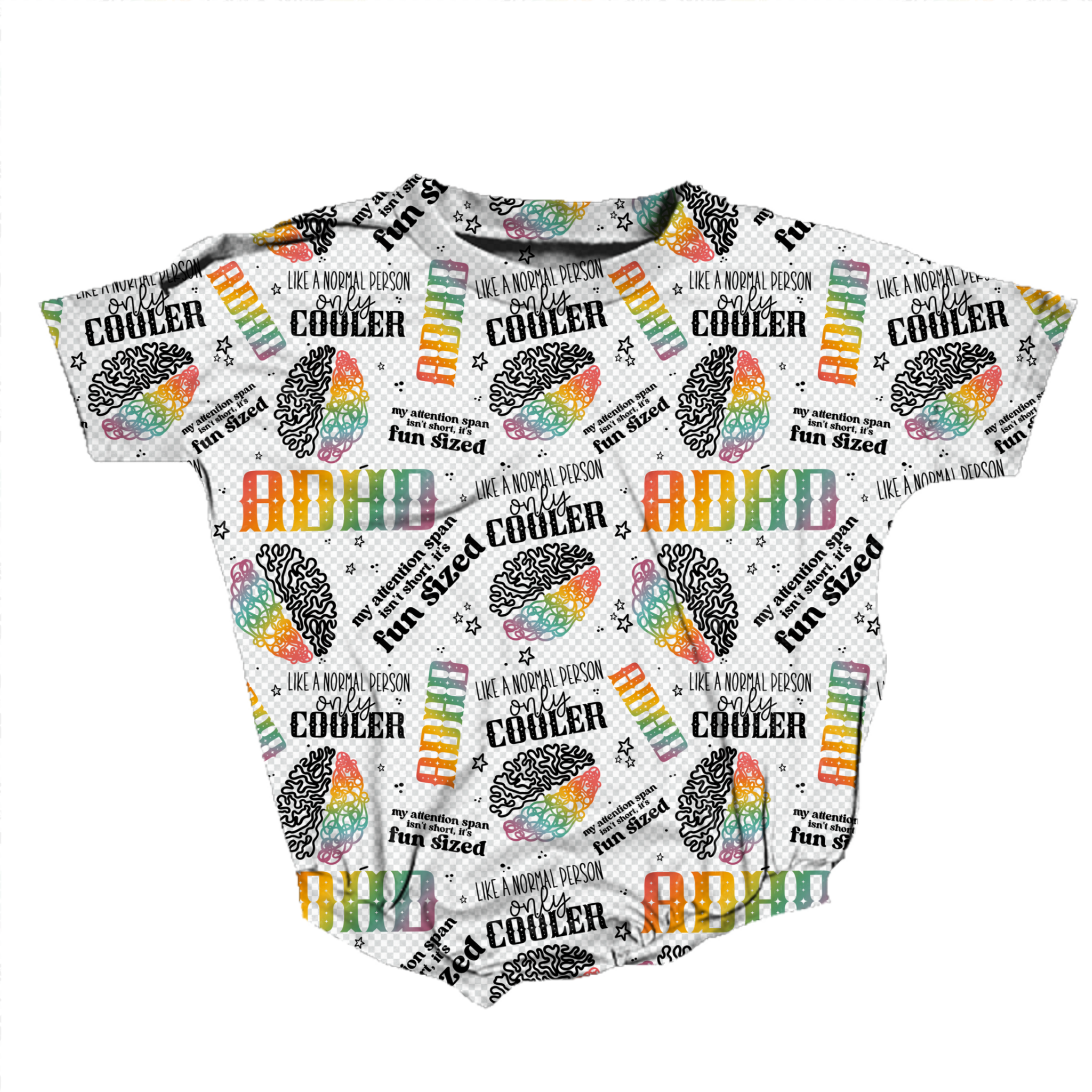 ADHD Awareness Romper **Preorder**