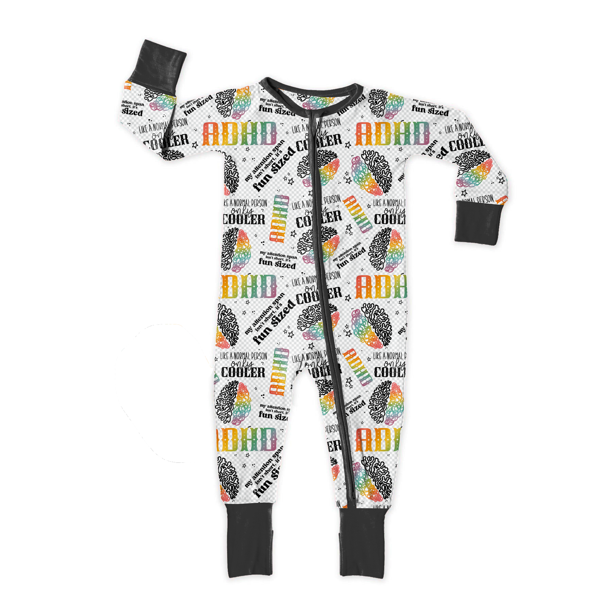 ADHD Awareness Zipper Sleeper **PreOrder**