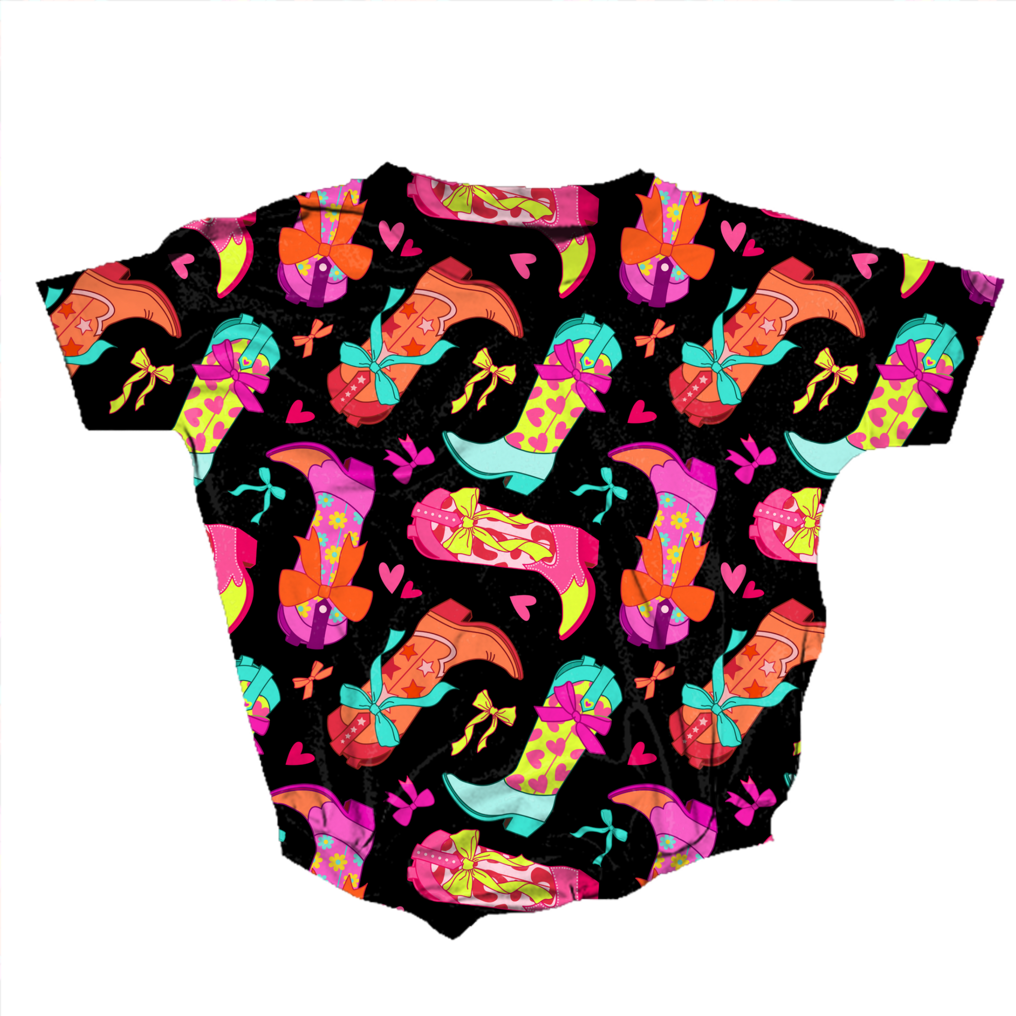 Neon Cowgirl Romper **Preorder**
