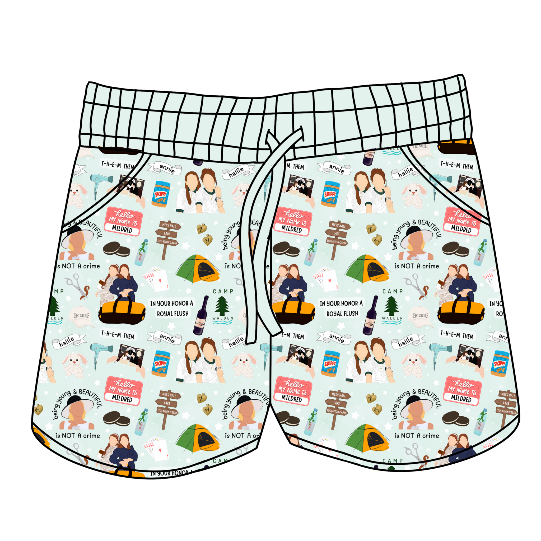 Twice The Trouble Women's Shorts **PreOrder**