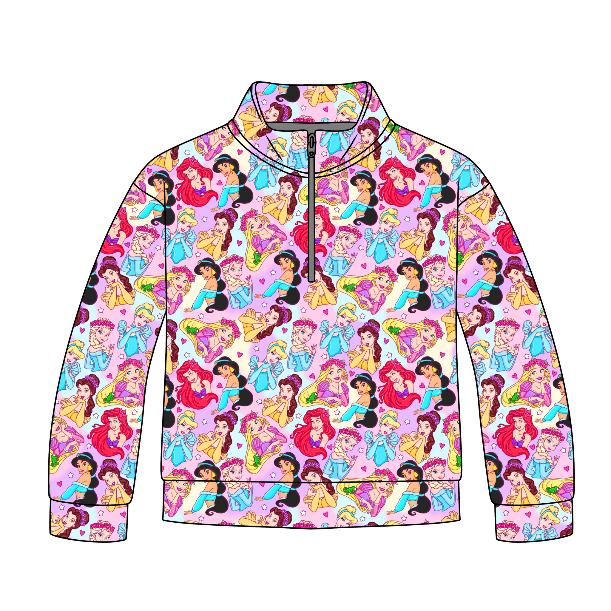 Once Upon A Princess Quarter Zip-Up **PreOrder**