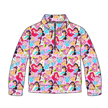 Once Upon A Princess Quarter Zip-Up **PreOrder**