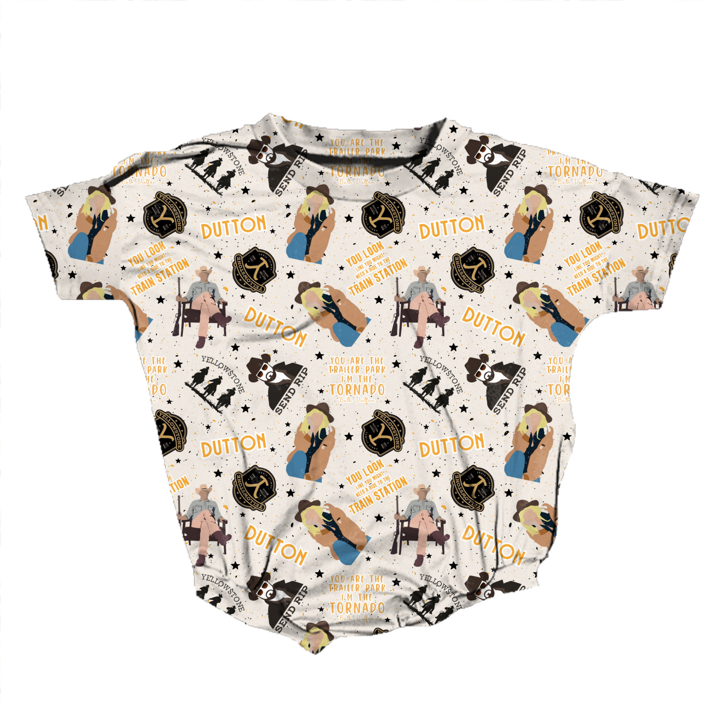 Dutton Ranch Medically Adaptable Romper *RTS*