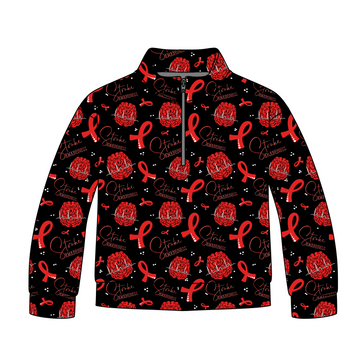 Stroke Awareness Quarter Zip-Up **PreOrder**