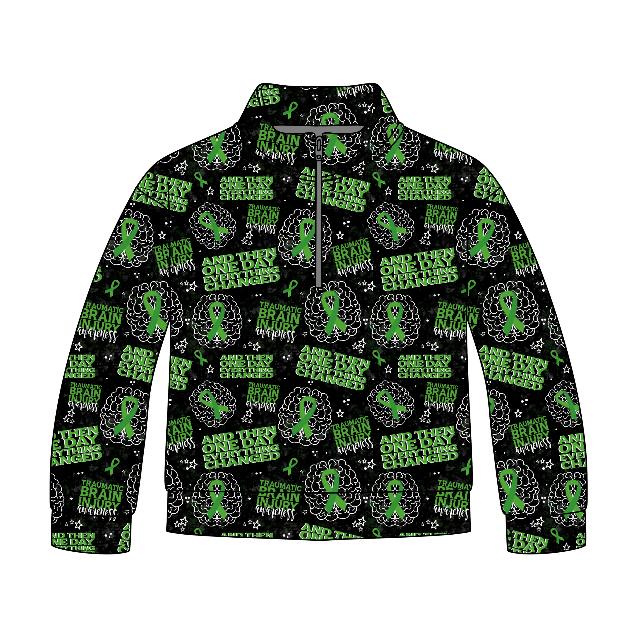 TBI Awareness Quarter Zip-Up **PreOrder**