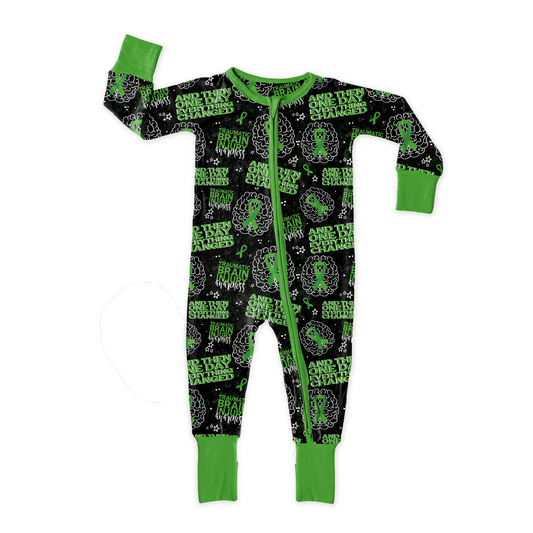 TBI Awareness Zipper Sleeper *RTS*