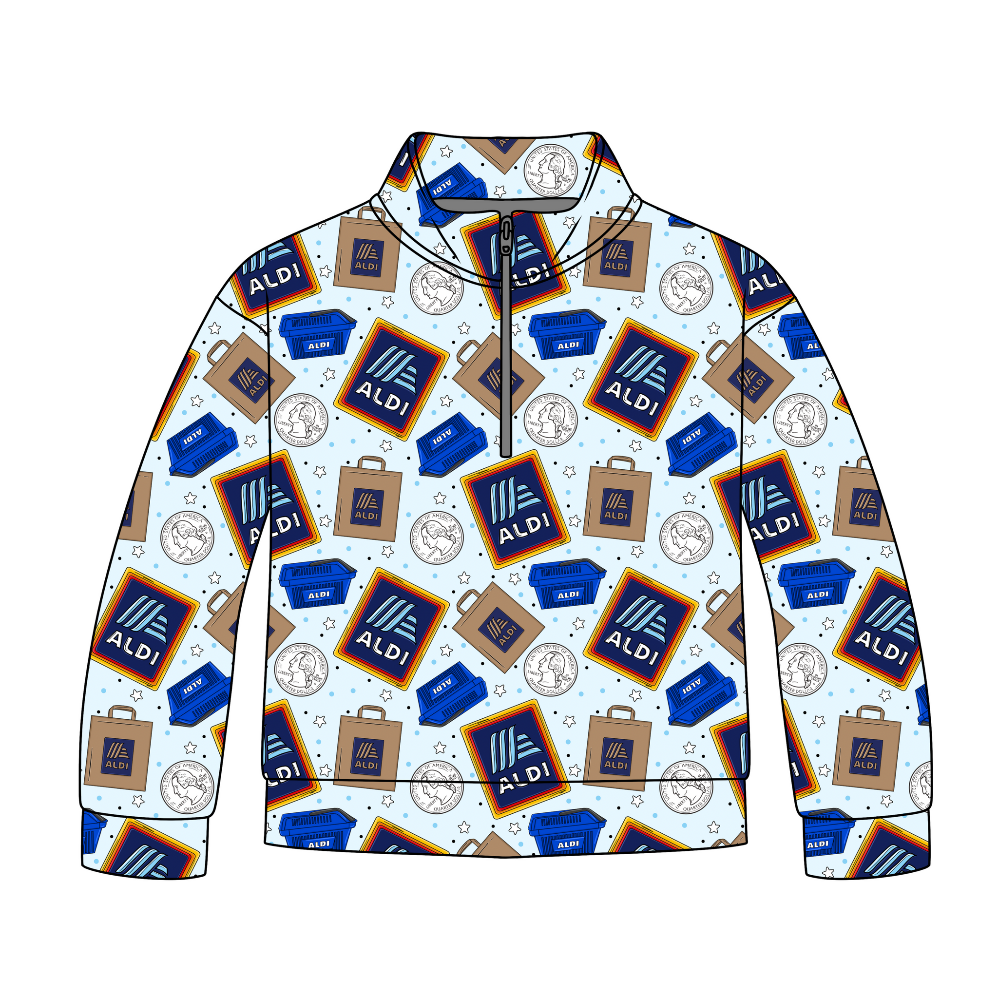 Budget Boss Quarter Zip-Up **PreOrder**