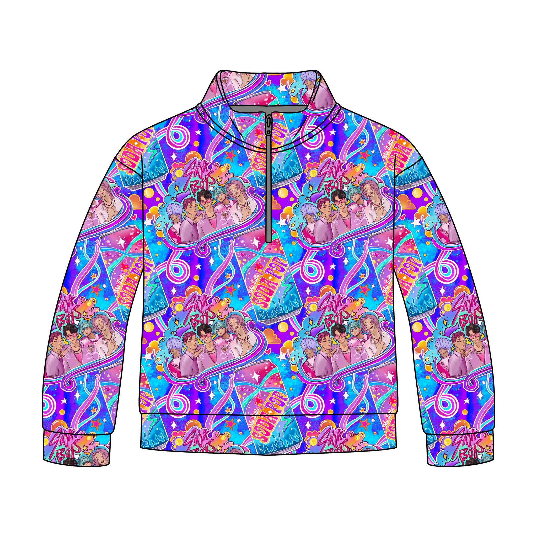 Soda Pop Squad Quarter Zip-Up **PreOrder**