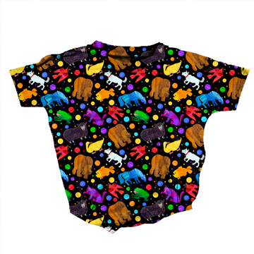 Colorful Craziness Romper **Preorder**