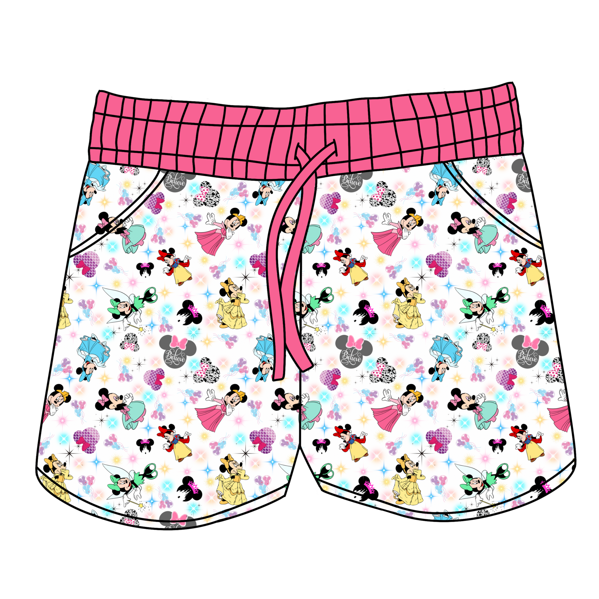 Bows and Tiaras Women's Shorts **PreOrder**