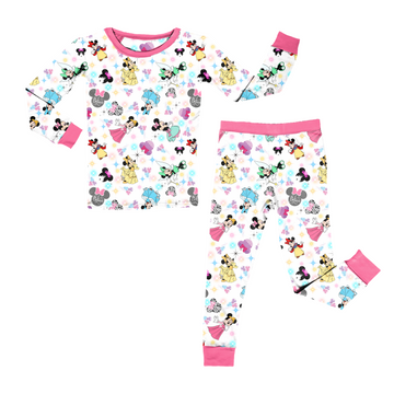 Bows and Tiaras Youth Pant Set **PreOrder**