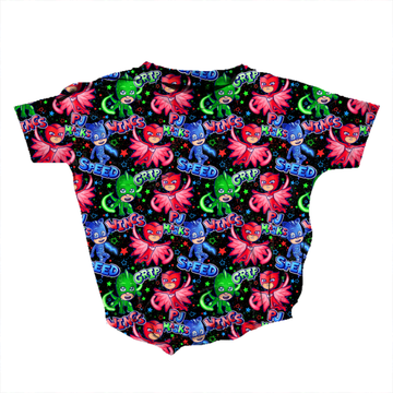 Nighttime Heroes Romper **Preorder**