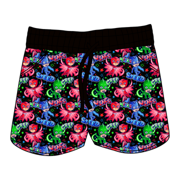 Nighttime Heroes Women's Shorts **PreOrder**