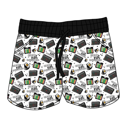 Silent Not Speechless Women's Shorts *RTS*