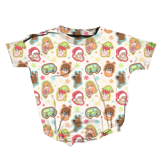 Holiday Clue Crew Romper **Preorder**