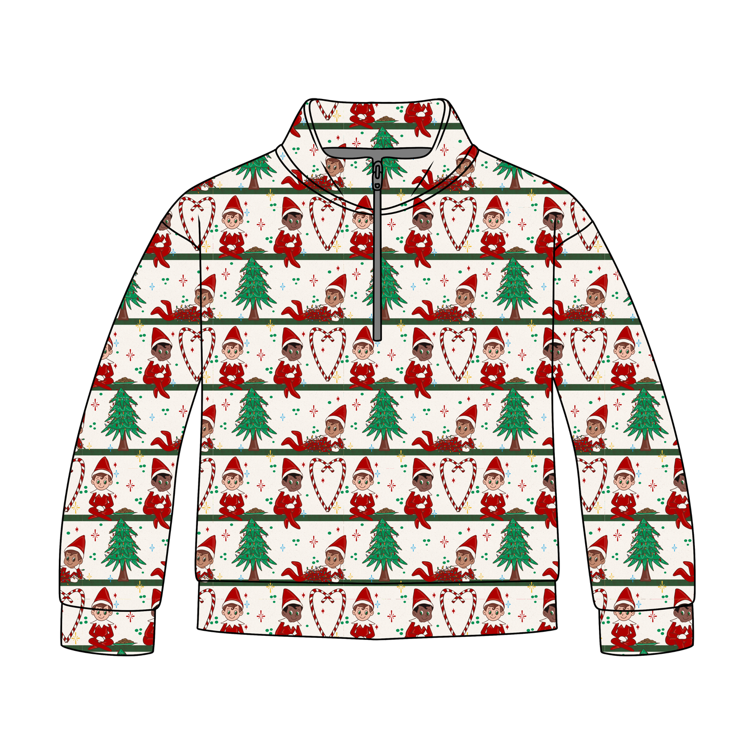 Elf on a Shelf Quarter Zip-Up **PreOrder**