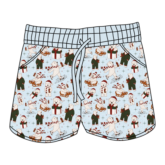 A Beary Merry Christmas Women's Shorts **PreOrder**