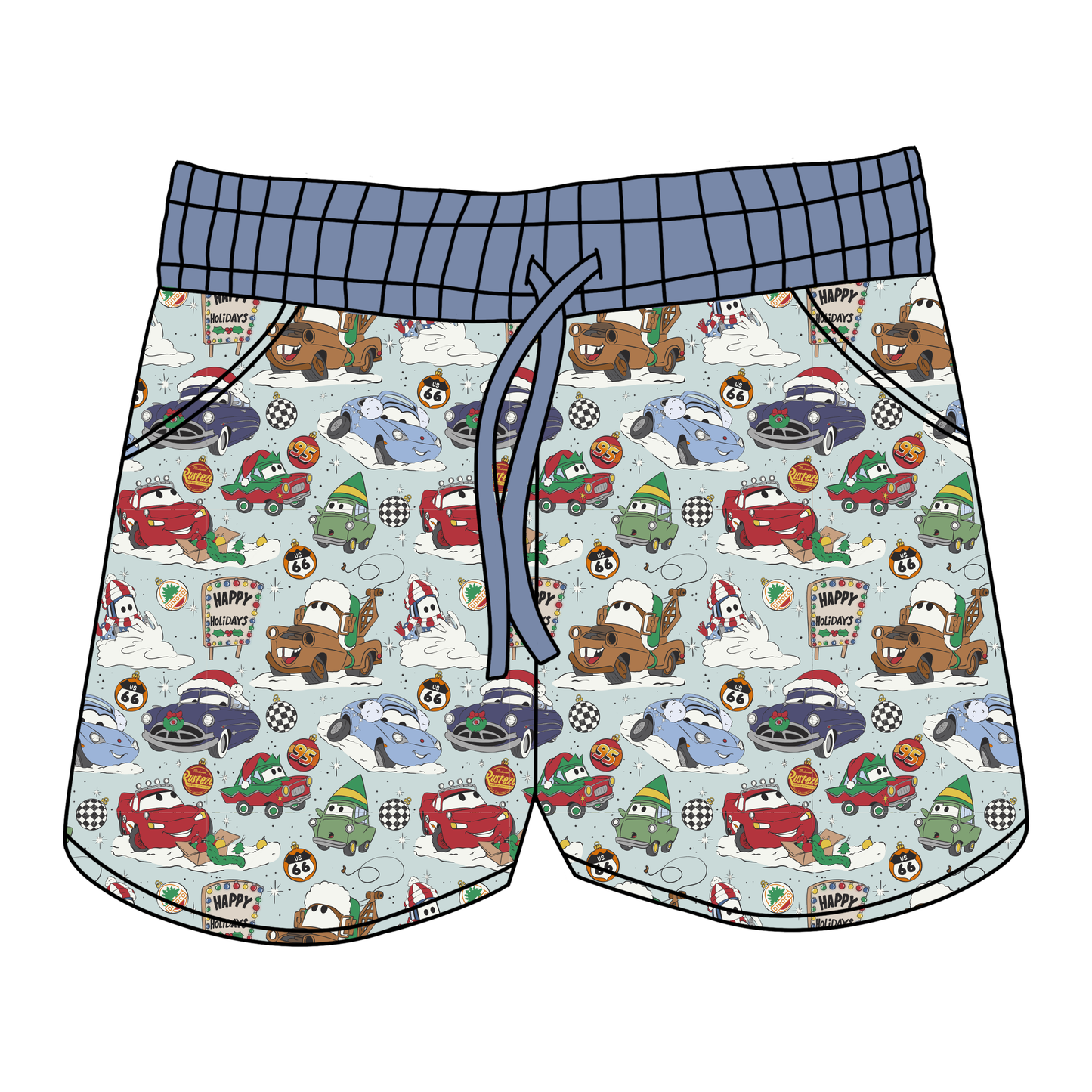 Holiday Pit Stop Women's Shorts **PreOrder**