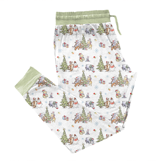 Woodland Christmas Wishes Adult Joggers **PreOrder**