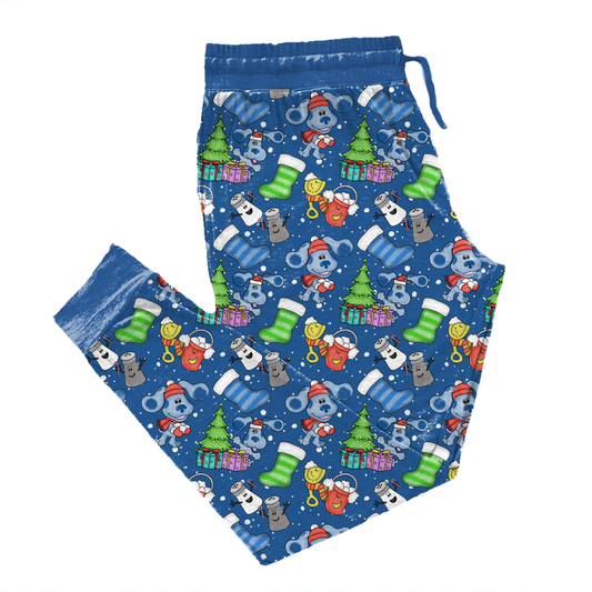Blue Christmas Cheer Adult Joggers **PreOrder**