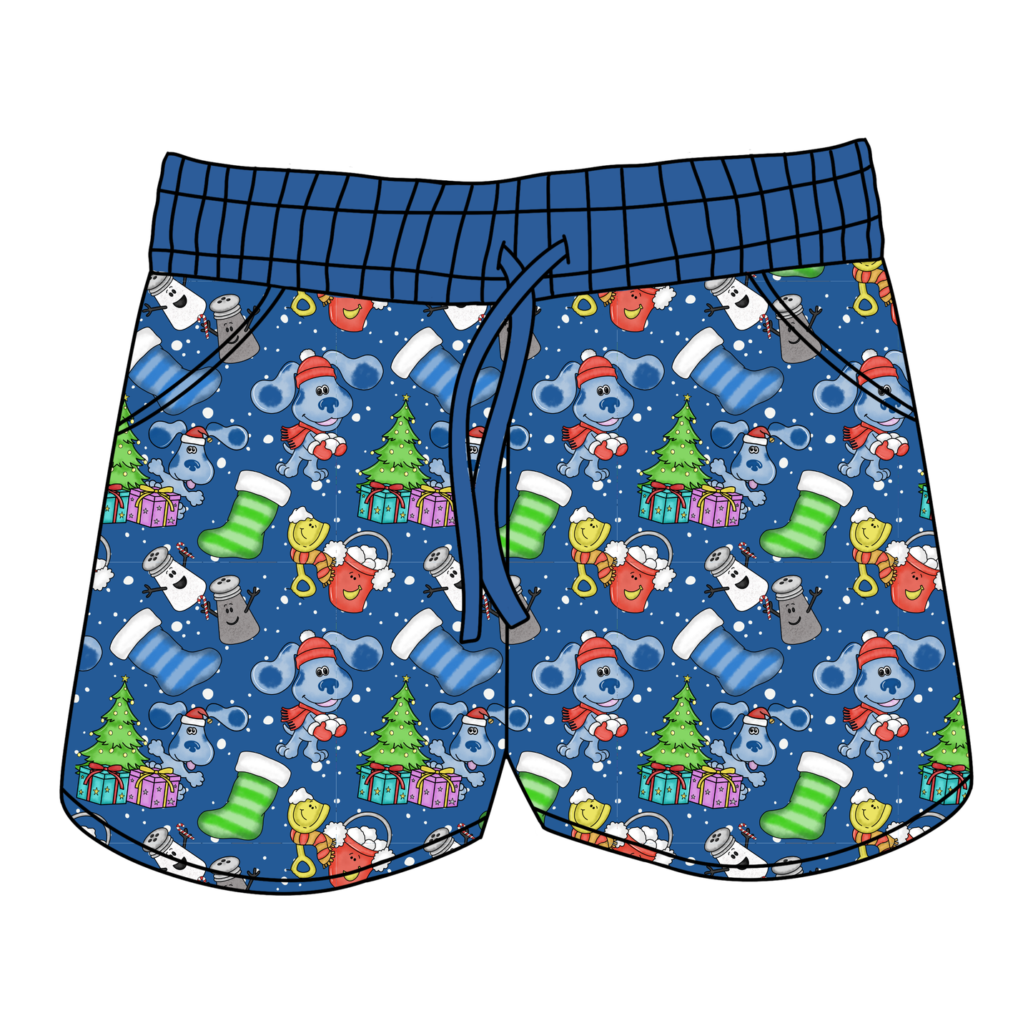 Blue Christmas Cheer Women's Shorts **PreOrder**
