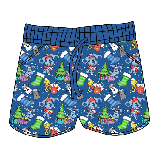 Blue Christmas Cheer Women's Shorts **PreOrder**