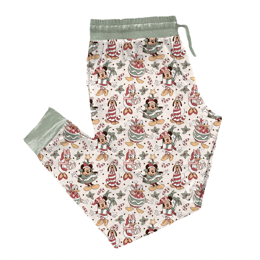 Holly Jolly Friends Adult Joggers **PreOrder**