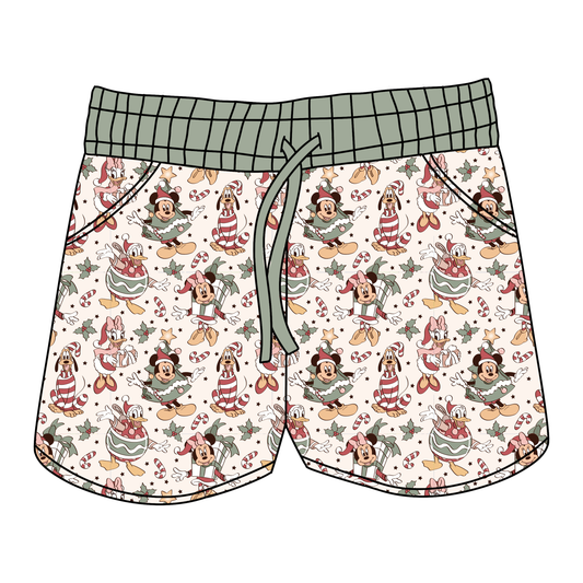 Holly Jolly Friends Women's Shorts **PreOrder**