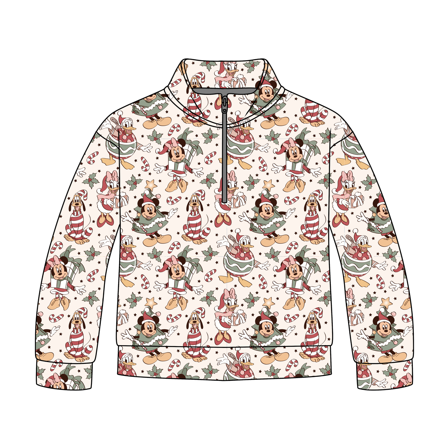 Teddy Tidings Quarter Zip-Up **PreOrder**