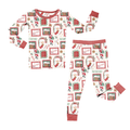Holiday Postmarks Youth Pant Set **PreOrder**
