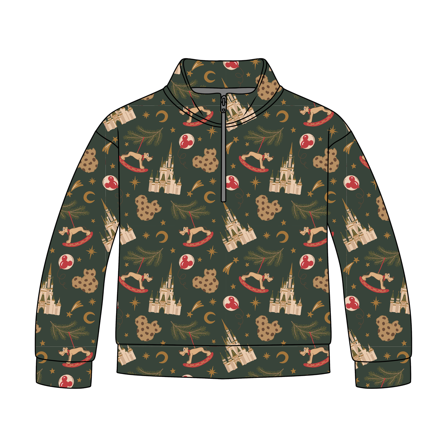 Magic & Mistletoe Quarter Zip-Up **PreOrder**