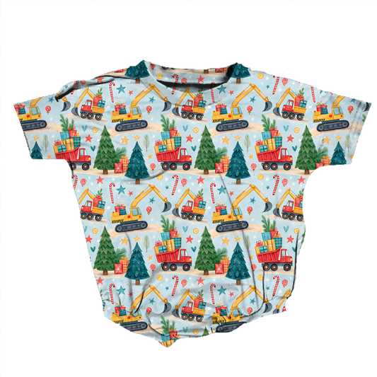 Merry Construction Romper **Preorder**