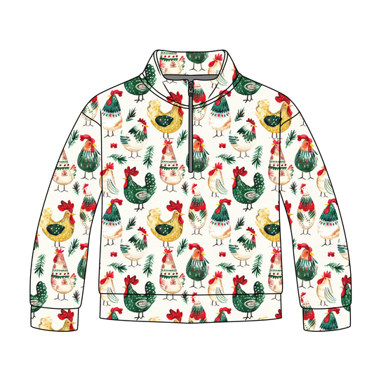 Christmas Coop Quarter Zip-Up **PreOrder**