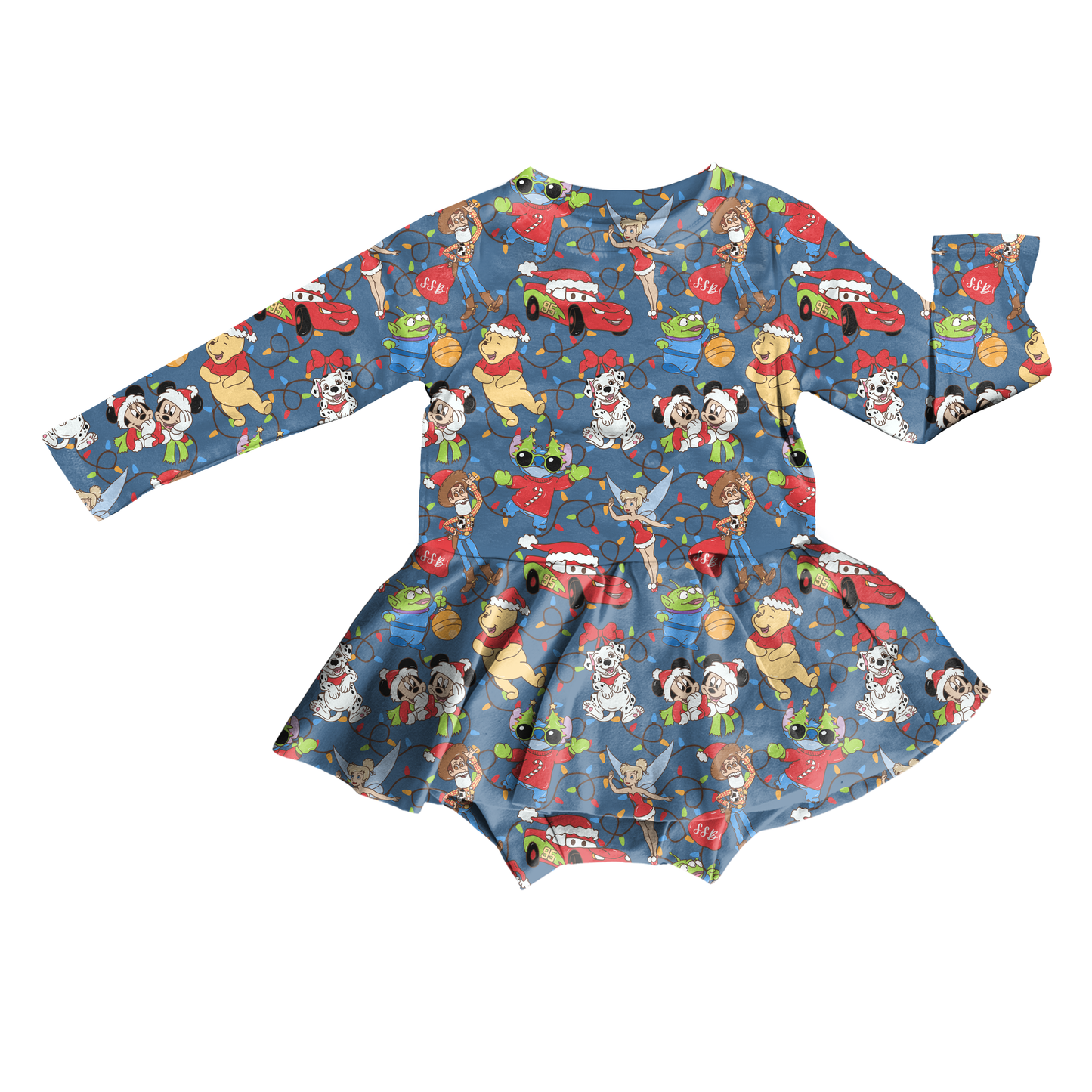 A Very Magical Christmas Bodysuit Youth Twirl Dress **PreOrder**