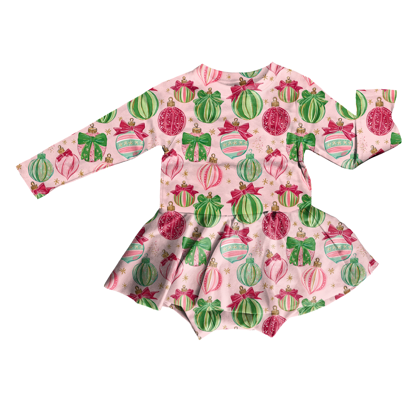 Pretty Little Baubles Bodysuit Youth Twirl Dress **PreOrder**