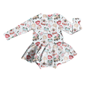 Snowy Small Town Bodysuit Youth Twirl Dress **PreOrder**