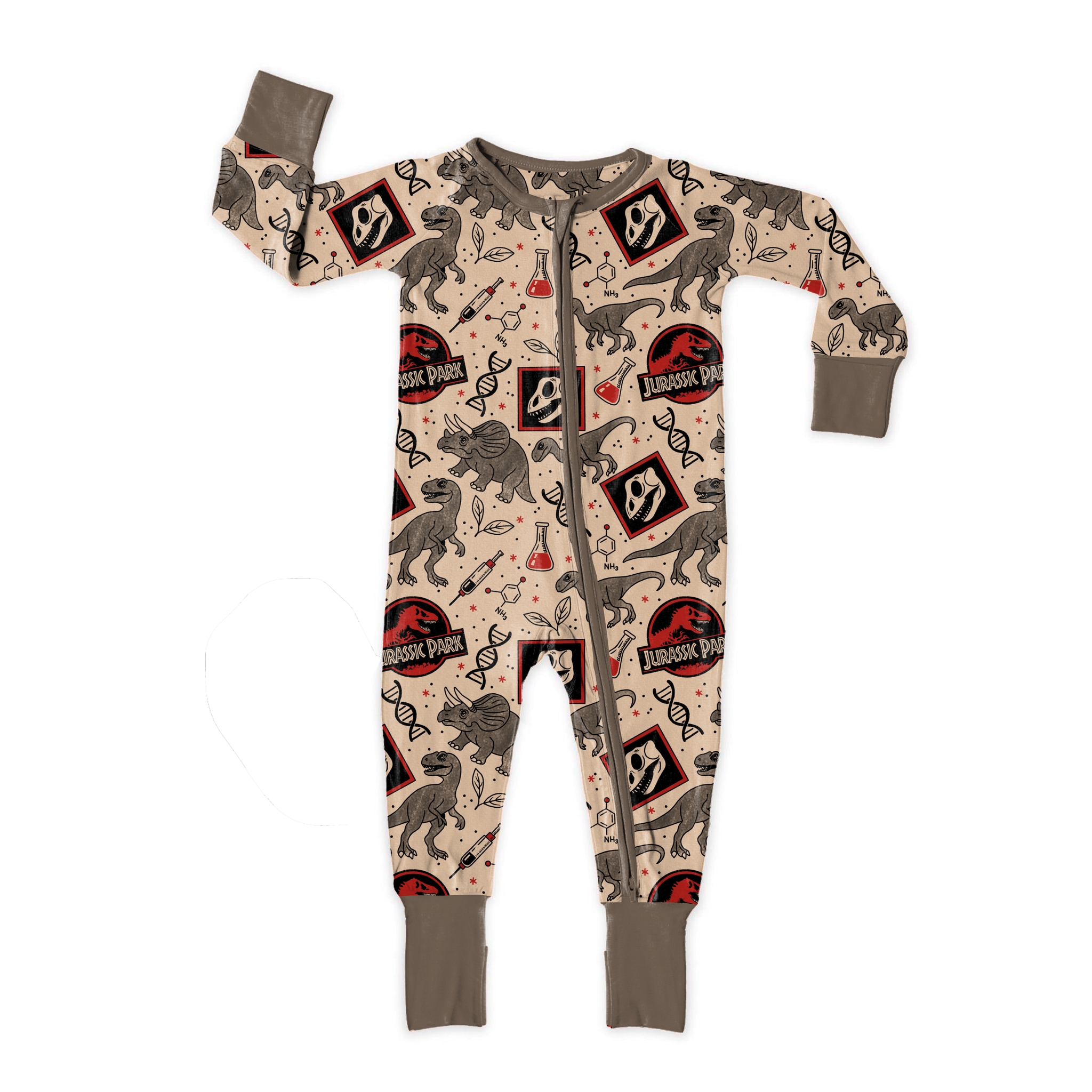 Jurassic Jungle Zipper Sleeper **PreOrder**