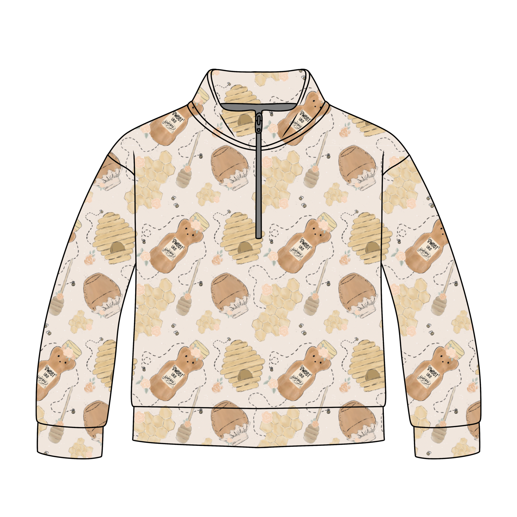 Golden Honey Quarter Zip-Up **PreOrder**