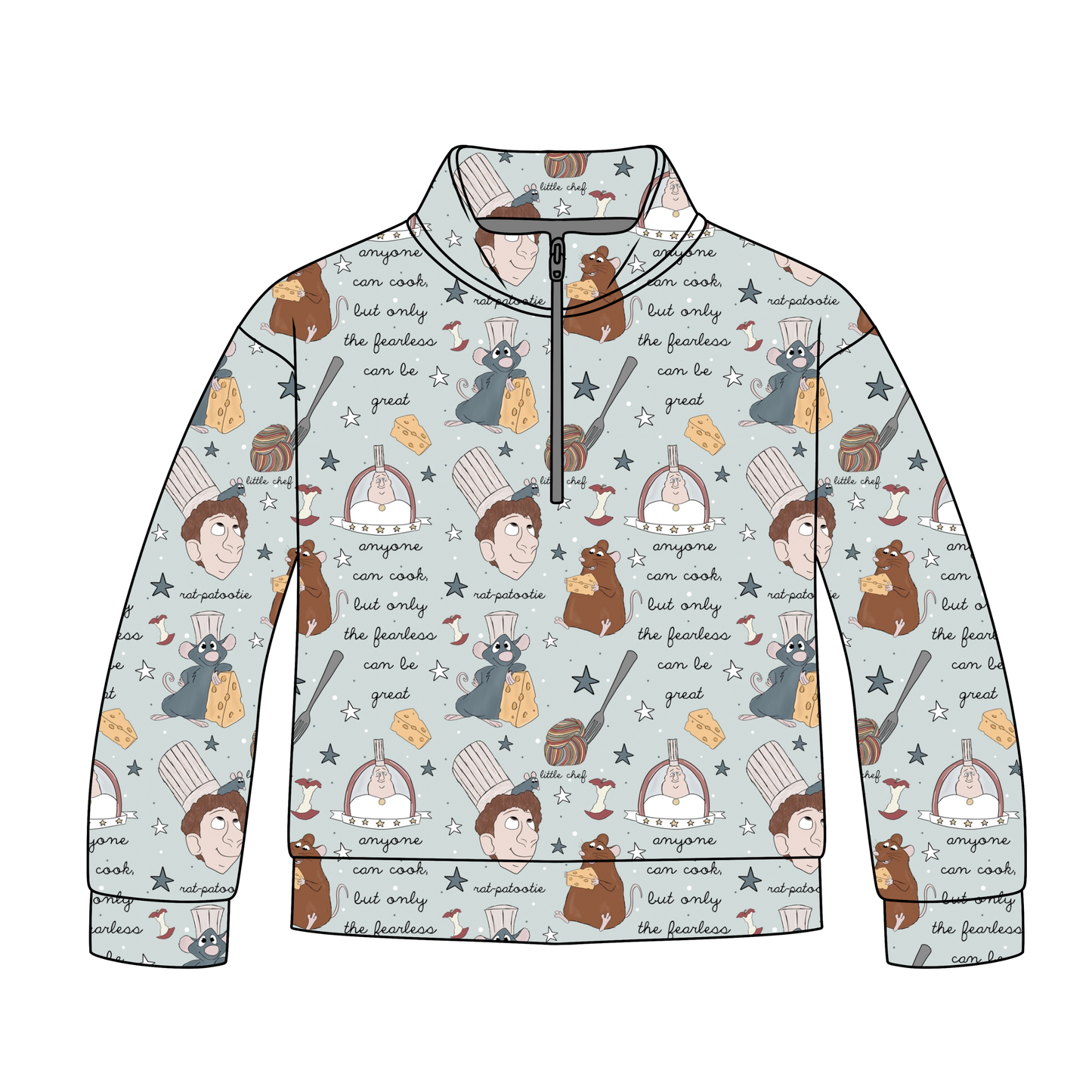 The Tiny Chef Quarter Zip-Up *RTS*
