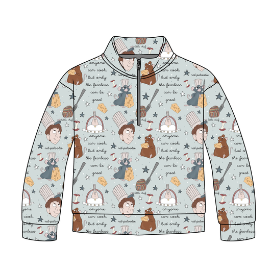 The Tiny Chef Quarter Zip-Up *RTS*