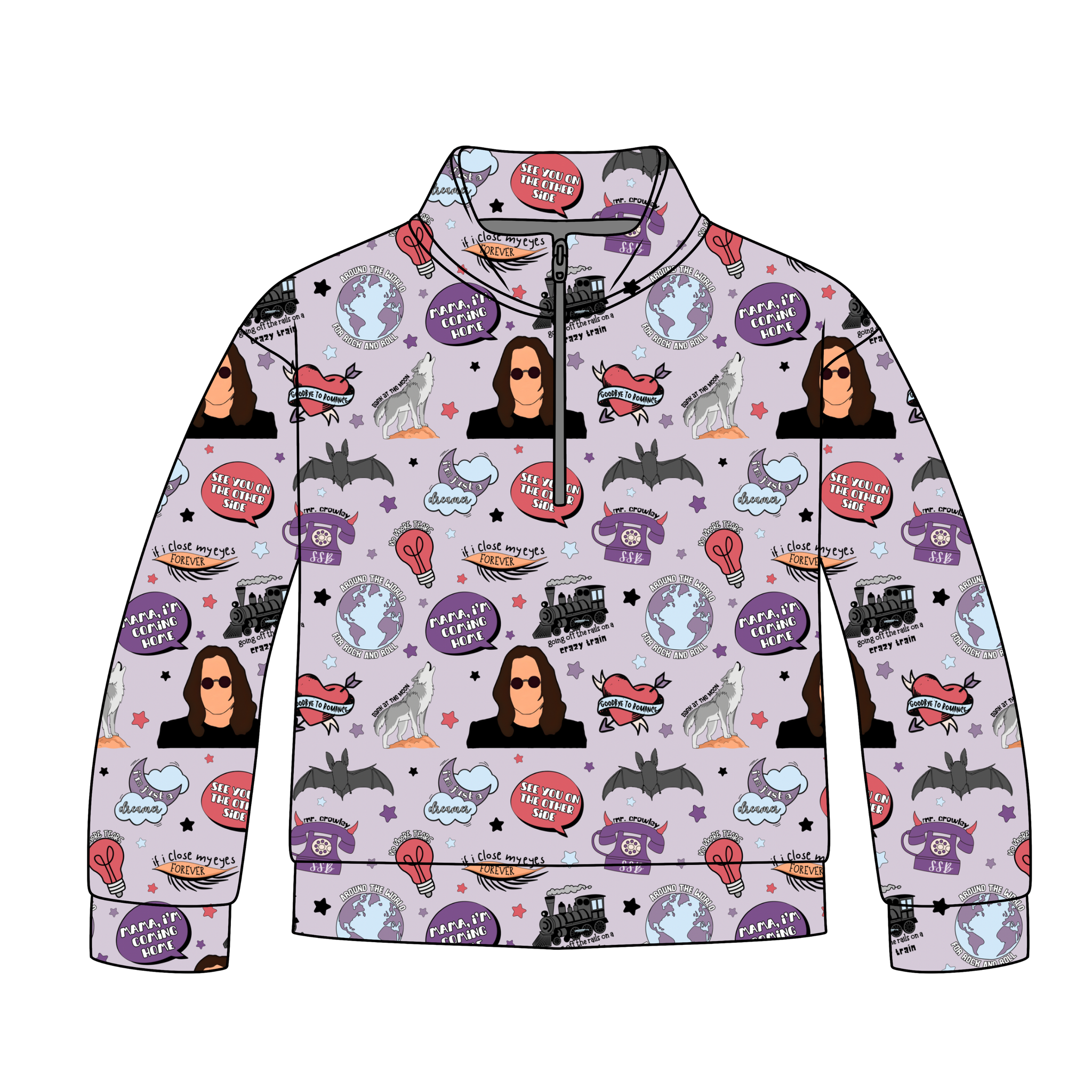 Prince Of Vibes Quarter Zip-Up **PreOrder**