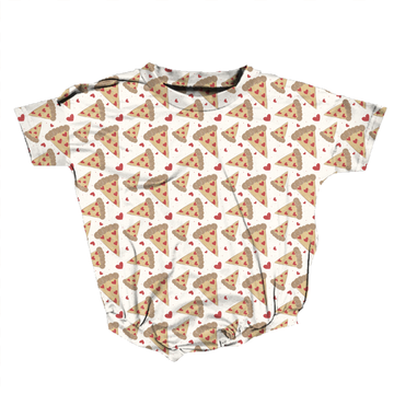 Pizza Lover Medically Adaptable Romper *RTS*