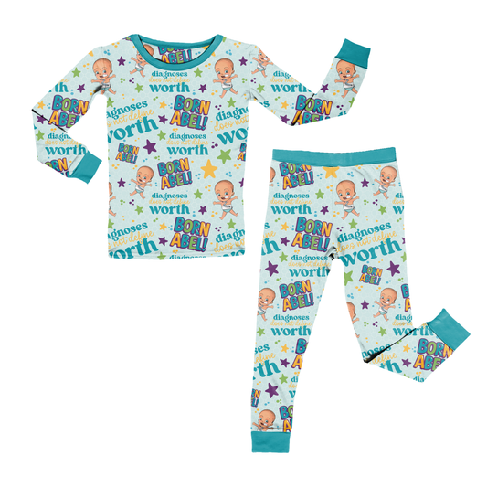 Diagnosis Does Not Define Worth Born Abel Youth Pant Set *RTS*
