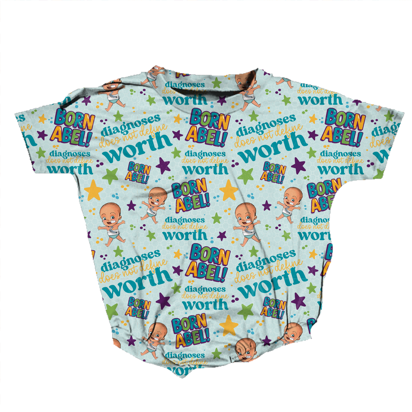 Diagnosis Does Not Define Worth Born Abel Romper *RTS*