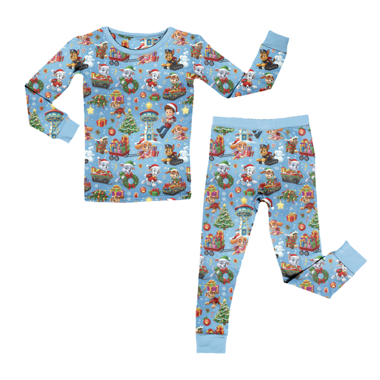 Holiday Hero Pups Youth Pant Set **PreOrder**