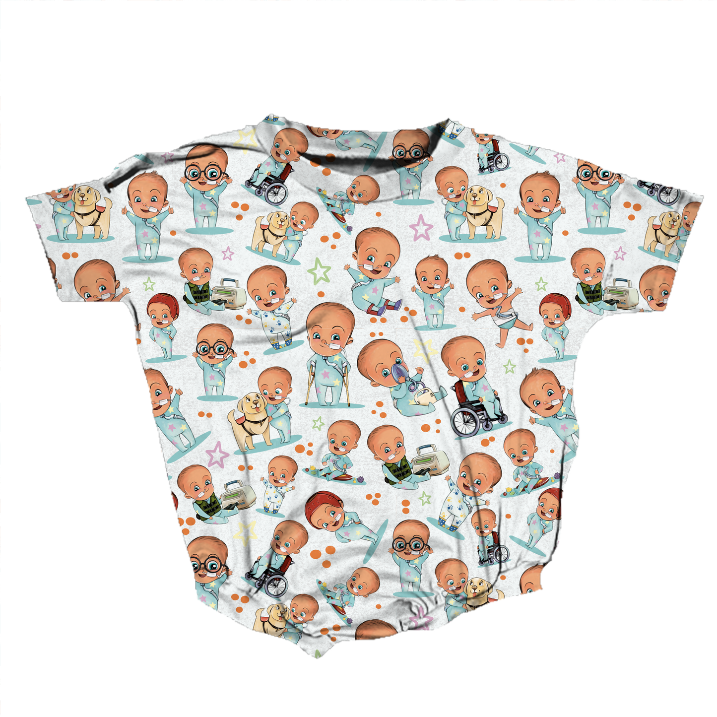 Born Abel Medically Adaptable Romper *RTS*