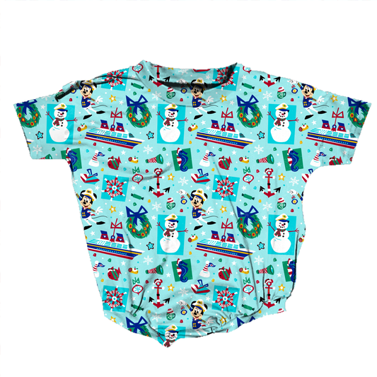 A Holiday At Sea Romper **Preorder**